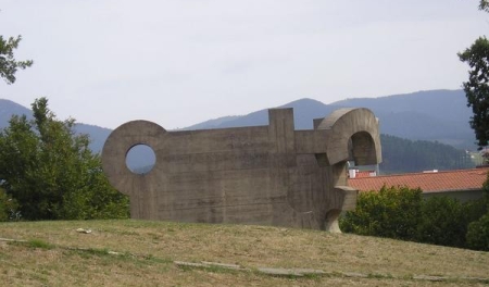 Obra de Chillida en Gernika