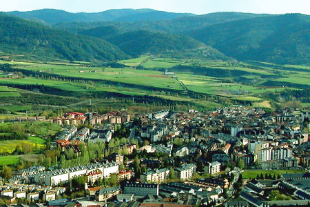 Vista panorámica de Jaca Vista panorámica de Jaca