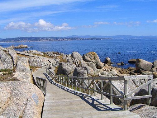 Paseo de Pedras Negras en O Grove