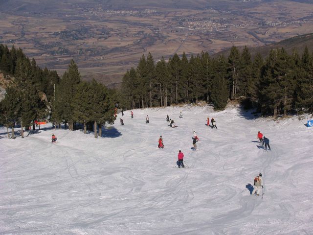 Esquiando en La Molina