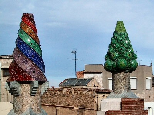 Chimeneas Palau Güell