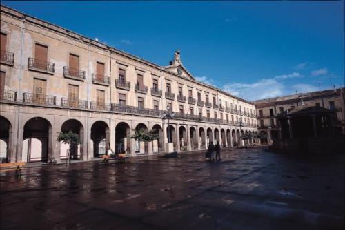 Tafalla en Navarra Plaza de fueros de Tafalla