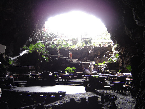 Cuevas de los Jameos del Agua en Lanzarote