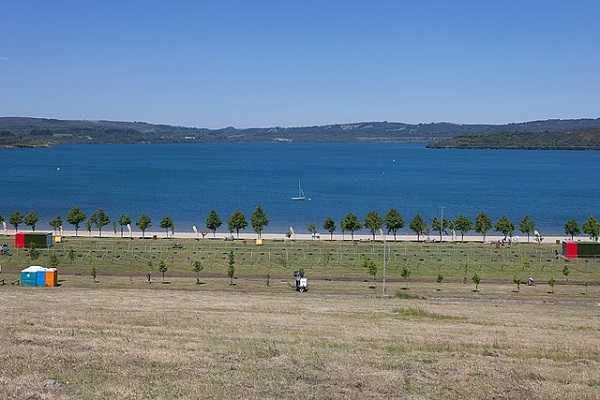 Lago de As Pontes en Galicia