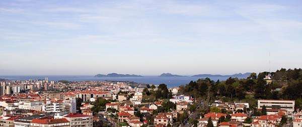 Islas Cies vistas