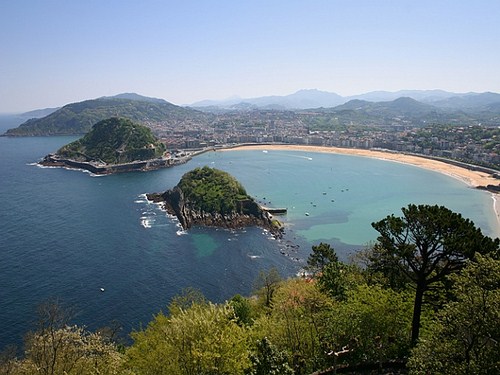 San Sebastián, vista