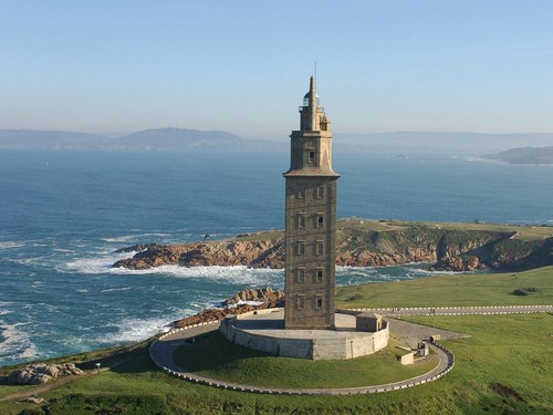 Torre de Hércules en La Coruña