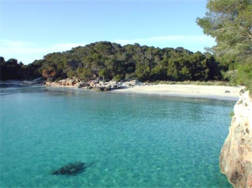 Cala Turqueta en Menorca