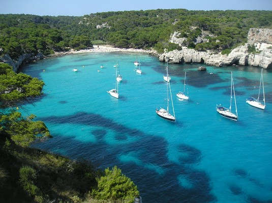 Cala Macarella en Menorca