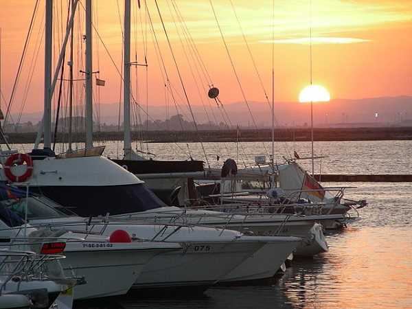 Atardecer en Isla Cristina
