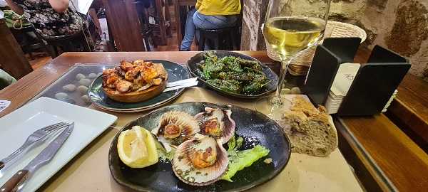 Comer en Santiago de Compostela