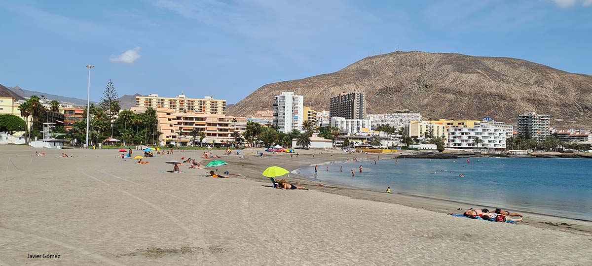 Playa de los Cristianos en Arona, Tenerife