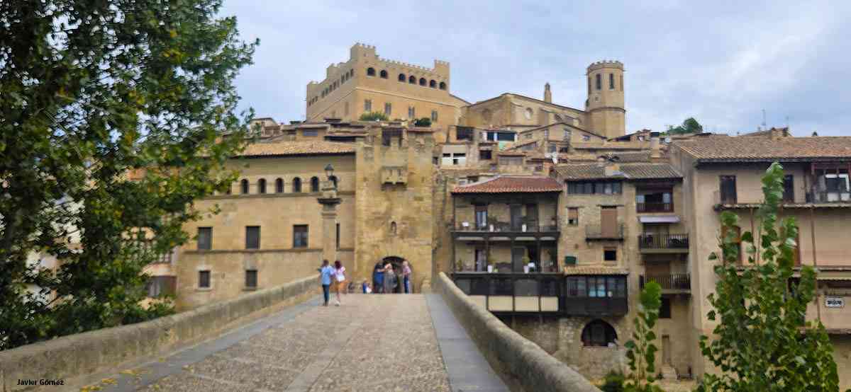 Valderrobres desde su puente de piedra